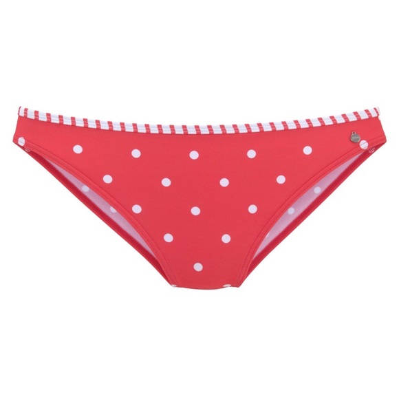 Chic Lascana Red Polka Dot Bikini Set - Picture 6 of 6
